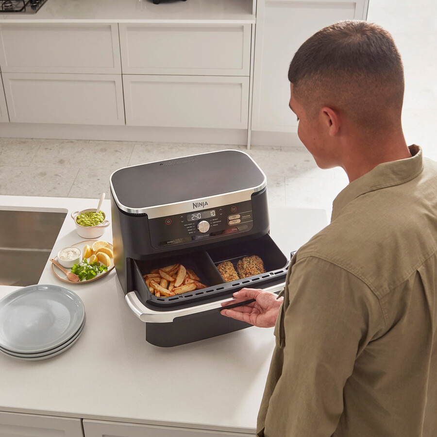 ninja foodi flexdrawer デュアルエアフライヤー 10.4l af500uk
