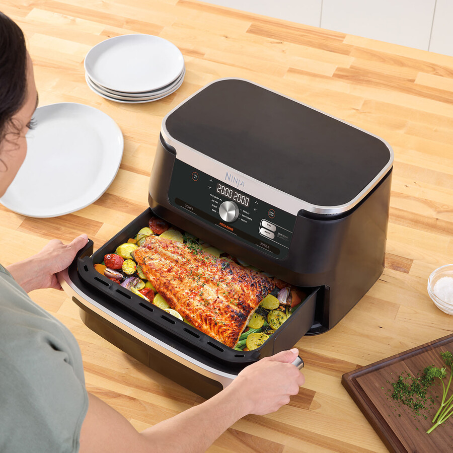 ninja foodi flexdrawer デュアルエアフライヤー 10.4l af500uk