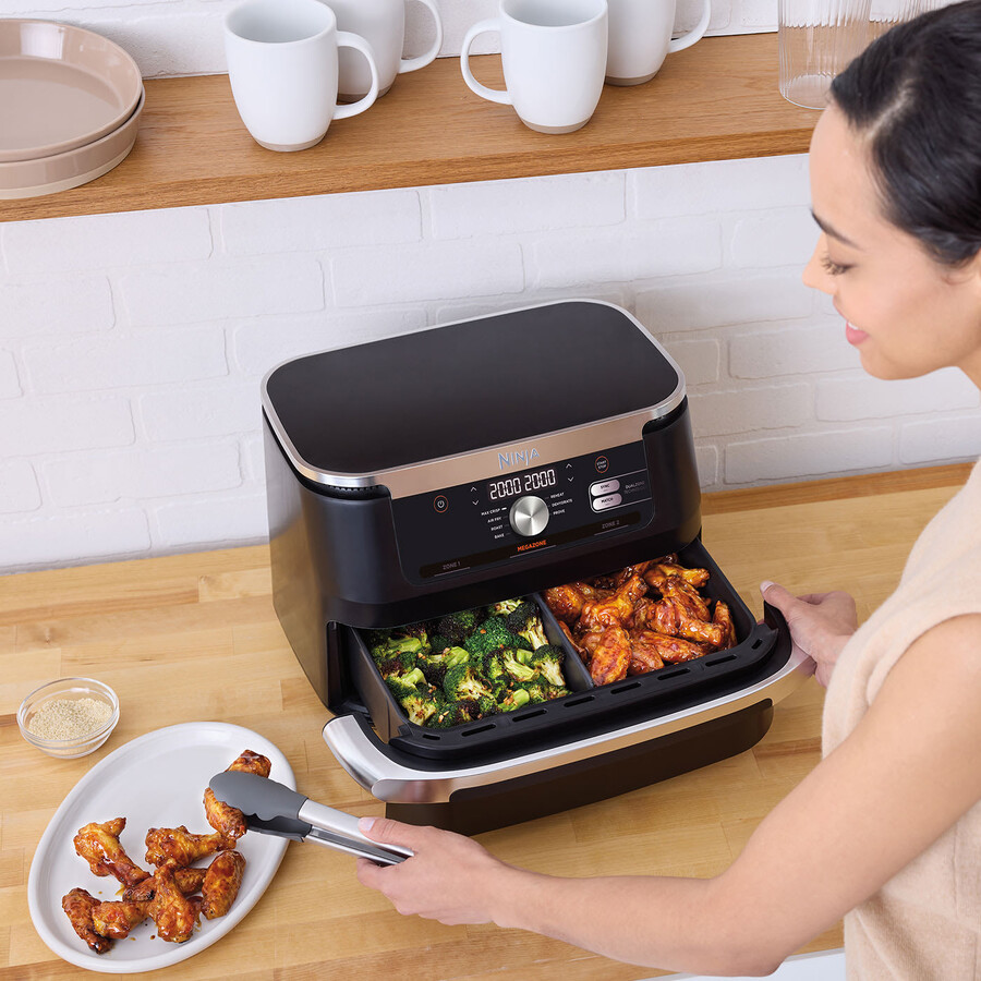 ninja foodi flexdrawer デュアルエアフライヤー 10.4l af500uk