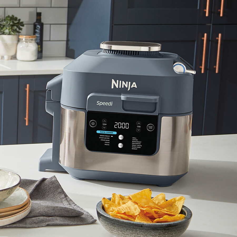 ninja speedi 12-in-1 マルチクッカー、エアフライヤー、スロークッカー - サイバースペース on500ukcyd