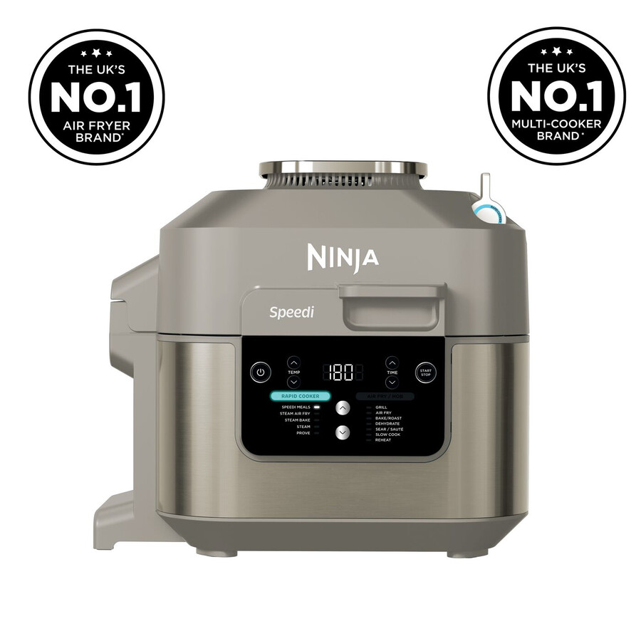 ninja speedi 12-in-1 マルチクッカー、エアフライヤー、スロークッカー on500ukstgd