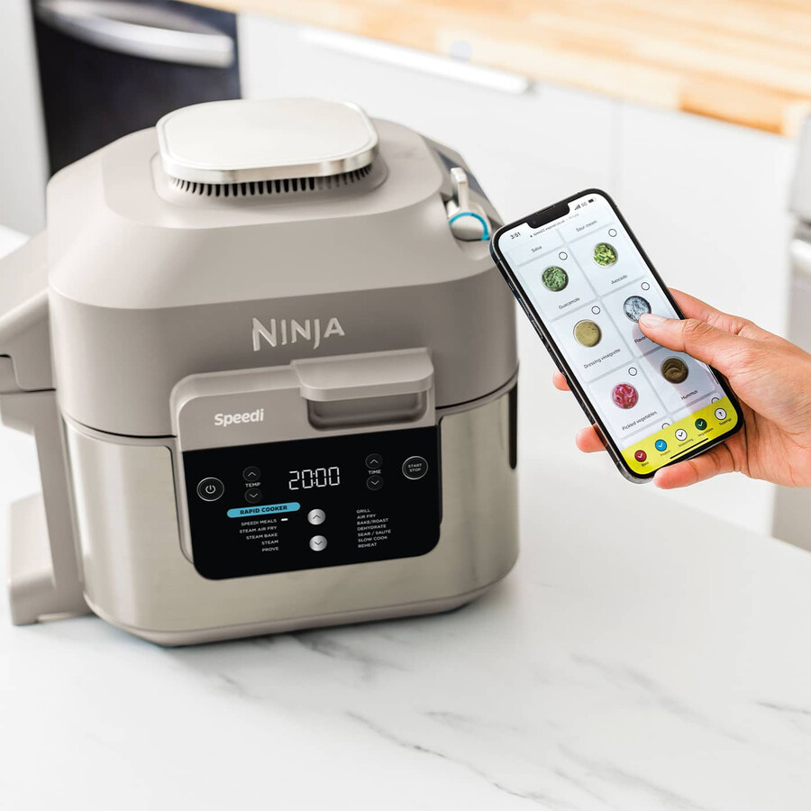 ninja speedi 12-in-1 マルチクッカー、エアフライヤー、スロークッカー on500ukstgd
