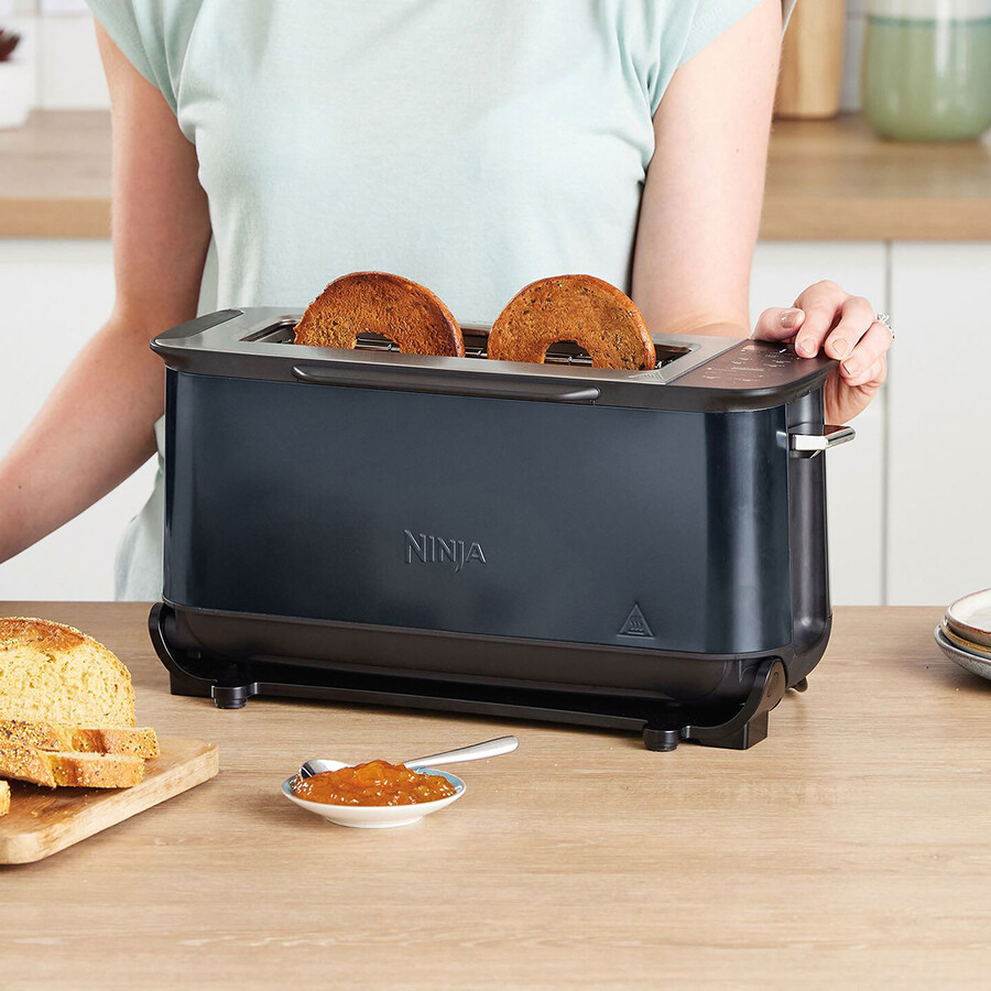ninja foodi 3-in-1 トースター、グリル、パニーニプレス - サイバースペース st200ukcyd