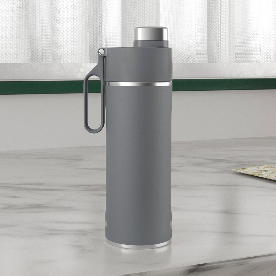 ninja thirsti 530ml トラベルボトル – グレー dw1801euukgy